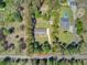 Aerial view showcasing 1.26 acres with a private backyard, pool, and no HOA at 209 Cheyenne Rd, Summerville, SC 29483