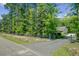 Gated driveway leading to a single-story house surrounded by lush trees at 209 Cheyenne Rd, Summerville, SC 29483