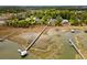 Stunning aerial view of waterfront homes with private docks and marshland at 2372 Darts Cove Way, Mount Pleasant, SC 29466