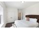 Bright bedroom with a woven headboard, large windows, and double closets at 2372 Darts Cove Way, Mount Pleasant, SC 29466