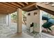 Outdoor playhouse with a slide and cute flower box windows at 2372 Darts Cove Way, Mount Pleasant, SC 29466