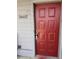 Inviting condo front door with fresh paint and new lockbox at 2602 Hidden Gove Dr # 2602, Moncks Corner, SC 29461