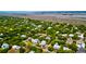 A captivating aerial perspective of a neighborhood with lush trees, waterfront views, and a tranquil, natural setting at 2870 Ion Ave, Sullivans Island, SC 29482