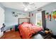 Cozy bedroom space with natural light, unique decor, and charming details at 325 Dupont Way, Summerville, SC 29485