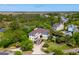 Expansive aerial view showcases the home's setting with mature landscaping, pool, and desirable neighborhood location at 337 Evian Way, Mount Pleasant, SC 29464