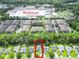 An aerial view of the home highlighting proximity to nearby shopping, specifically Walmart at 5276 Copley Cir, Summerville, SC 29485