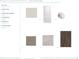 Image displaying interior design selections such as wall paint, doors, hardware, flooring, and carpet at 100 Hawthorne Landing Dr, Goose Creek, SC 29445