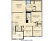 The floorplan shows the open layout of the second floor of the home, including the owner's suite at 109 Moscato Ln, Summerville, SC 29485