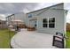 Backyard with patio, grill, seating, and well-maintained lawn, perfect for enjoying the outdoors at 114 W Bradford Pointe Dr, Summerville, SC 29483