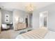 Cozy bedroom with soft lighting, calming colors, and ample closet space at 122 Moscato Ln, Summerville, SC 29485