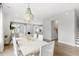 Dining room with hardwood floors and access to living room at 122 Moscato Ln, Summerville, SC 29485