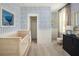 Charming Bedroom with crib, patterned wallpaper, and ample natural light at 126 Maritime Way, Summerville, SC 29485