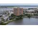 Building overlooking waterway and city landscape at 14 Lockwood Dr # 1-F, Charleston, SC 29401
