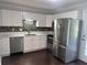 Modern kitchen featuring stainless steel appliances and quartz countertops at 1735 Boone Hall Dr # K6, Charleston, SC 29407