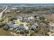 Aerial view of coastal community showcasing the home's location in a marsh setting at 2107 Club View Ct, Charleston, SC 29412