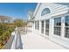 Large deck with seating and beautiful view at 2107 Club View Ct, Charleston, SC 29412