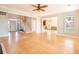 Spacious living room with hardwood floors and staircase at 2107 Club View Ct, Charleston, SC 29412