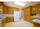 Kitchen area featuring plenty of cabinets and counter space for preparing meals at 2300 Bethera Rd # B, Bonneau, SC 29431