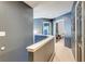 Second story hallway with neutral walls and carpet leading to multiple rooms at 3298 Heathland Way, Mount Pleasant, SC 29466