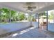 Enclosed porch with lots of natural light and views of the back yard at 3298 Heathland Way, Mount Pleasant, SC 29466