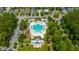 Aerial view of community pool and surrounding neighborhood at 3769 Maidstone Dr, Mount Pleasant, SC 29466