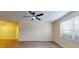 Bright bedroom features neutral paint, large window, and modern wood-look flooring at 415 Parkdale Dr # 2F, Charleston, SC 29414