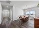 Dining room with table and seating adjacent to the hallway at 424 Carrara Dr, Summerville, SC 29486