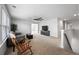 Relaxing living room with a ceiling fan, comfortable seating, and neutral decor at 424 Carrara Dr, Summerville, SC 29486