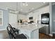 Bright kitchen featuring granite countertops, stainless steel appliances and modern fixtures at 490 Rowley Ln, Summerville, SC 29486