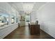 Sunlit office space with decorative ceiling, natural light and luxury vinyl plank flooring at 490 Rowley Ln, Summerville, SC 29486