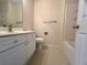 Clean bathroom featuring white cabinets and tile floor at 505 Sunnyside Way, Summerville, SC 29485