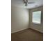 Bedroom featuring a ceiling fan, window view, carpeted floor, and neutral wall colors at 505 Sunnyside Way, Summerville, SC 29485