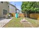 Backyard with patio, playset, and firepit at 5228 Fallow Fawns Rd, Hollywood, SC 29449