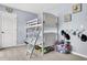 This bedroom features a bunk bed and carpet at 5228 Fallow Fawns Rd, Hollywood, SC 29449