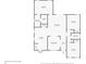 A detailed floorplan of the first floor of the home at 5376 Copley Cir, Summerville, SC 29485