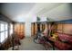Spacious basement area with exposed framing, providing an opportunity for customization at 622 Venning St, McClellanville, SC 29458