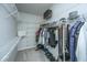 Walk-in closet featuring shelving and storage space for clothes and accessories at 7070 Pumpkinseed Dr, Johns Island, SC 29455