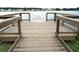 Community pier with a dock overlooking the lake, offering a tranquil waterfront view at 7070 Pumpkinseed Dr, Johns Island, SC 29455