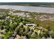 Stunning aerial view of property and surrounding waterways at 1 Marlow Dr, Charleston, SC 29403