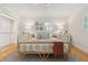 Cozy bedroom with a woven bed frame, complemented by stylish nightstands and soft natural light at 1 Marlow Dr, Charleston, SC 29403