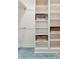 Spacious closet with built-in shelving and decorative storage baskets at 1 Marlow Dr, Charleston, SC 29403