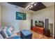 Inviting living room with comfortable seating, a large TV, and stylish decor at 1006 Ibis Ct, Mount Pleasant, SC 29464