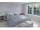 Bright bedroom with a cozy bed, a large window, and neutral decor at 1017 Swamp Rose Run, Summerville, SC 29485
