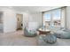 Versatile bonus room filled with natural light from windows and comfortable beanbag seating at 1021 Swamp Rose Run, Summerville, SC 29485