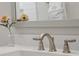 Stylish bathroom faucet with a neutral countertop and elegant decor at 104 Pine Waters Ln, Summerville, SC 29483