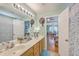 Bathroom with double sinks and vanity lighting; bright and functional at 105 Irish Oak Dr, Goose Creek, SC 29445