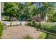 Brick patio and well maintained fenced backyard at 106 Wrigley Blvd, Summerville, SC 29485