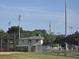 Community ball field with covered dugout and perimeter fence for community recreation at 106 Wrigley Blvd, Summerville, SC 29485