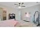 Charming bedroom with a dresser, fan and mirrors at 106 Wrigley Blvd, Summerville, SC 29485