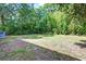 Lush backyard with mature trees offering privacy and natural beauty at 108 Helen Dr, Summerville, SC 29483